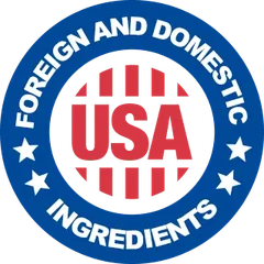 Foreign and Domestic Ingredients USA badge (seller image)